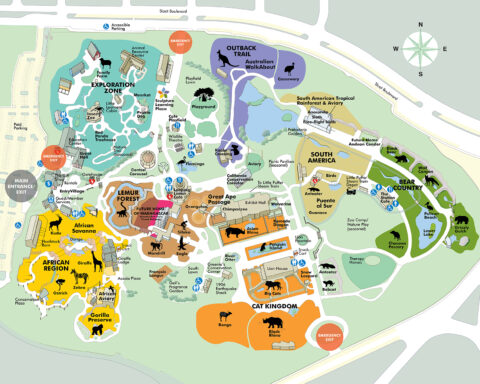 Zoo Map - San Francisco Zoo & Gardens