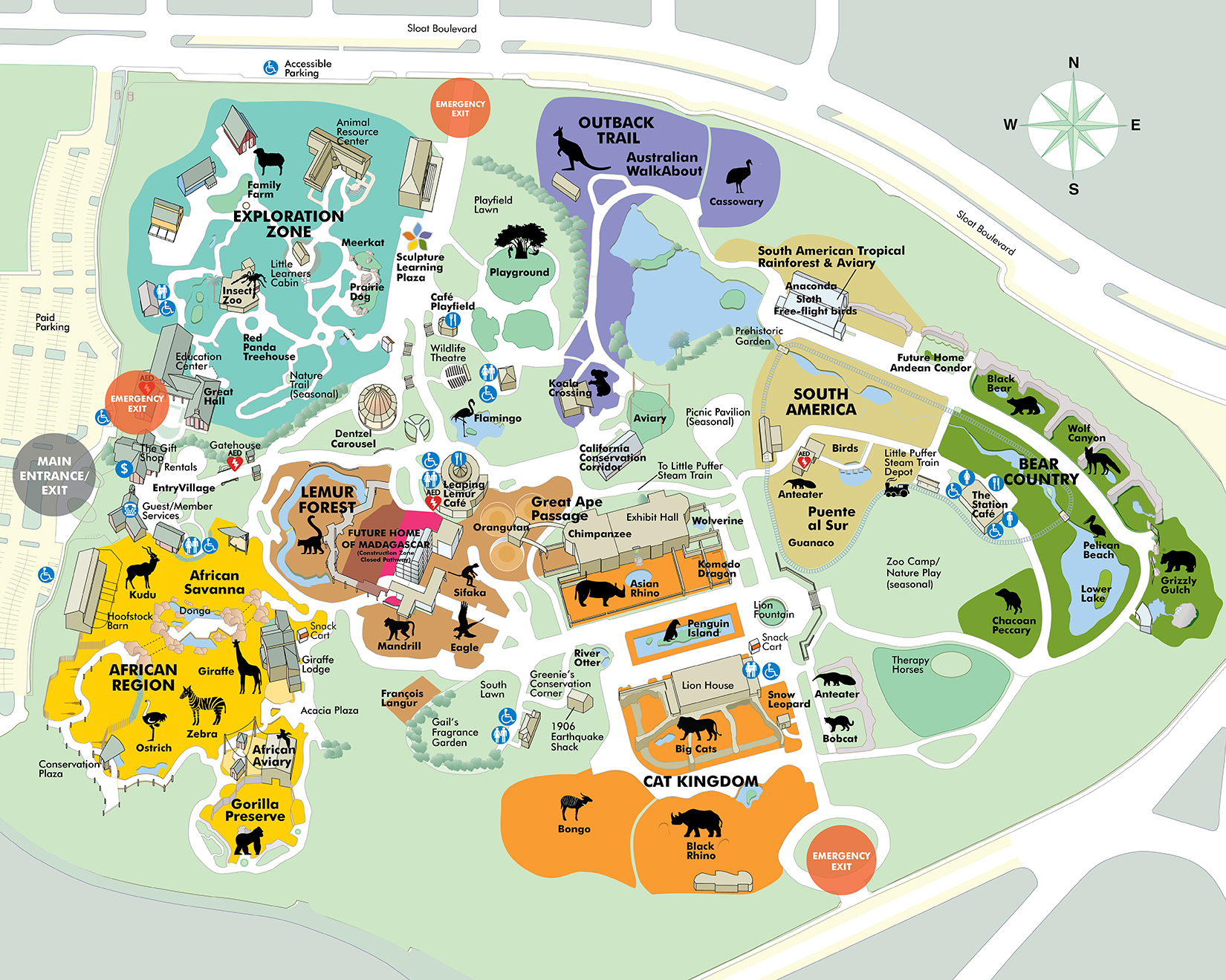 Map of the Zoo